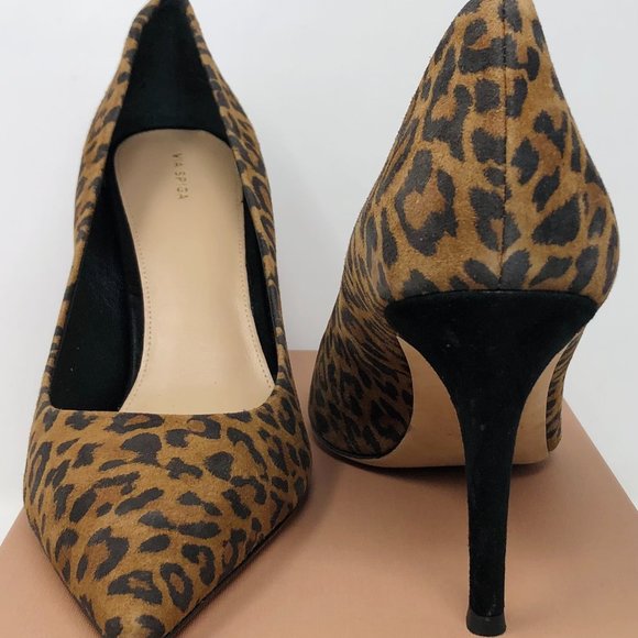 Via Spiga Cloe Stiletto Pumps Cheetah Print Shoes - Picture 4 of 7